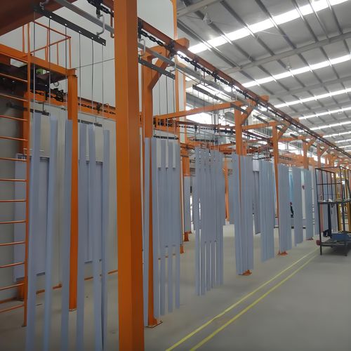 Linea di rivestimento per profilati in alluminio - Xiangyang Jingtu Anti corrosion Materials Co., Ltd - automatica / per cataforesi