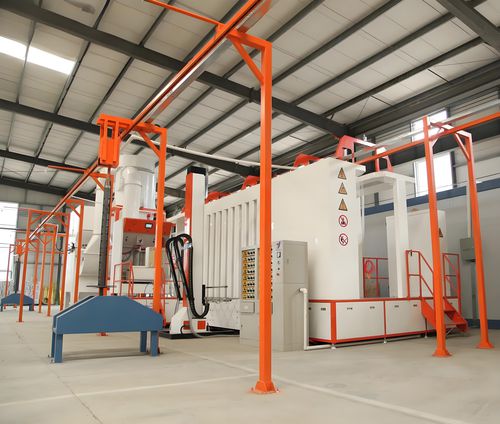Cabina di verniciatura a polvere chiusa - Xiangyang Jingtu Anti corrosion Materials Co., Ltd - per pezzi di ricambio / per attrezzature pesanti / per veicolo