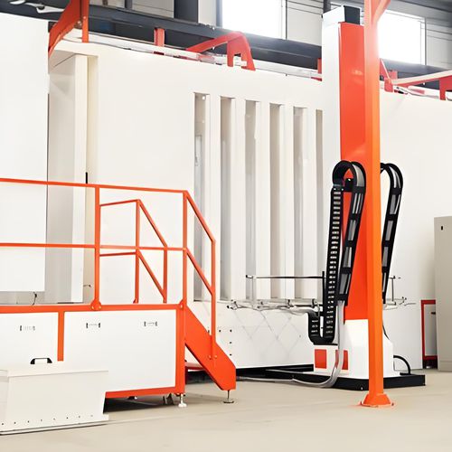 Cabina di verniciatura a polvere chiusa - Xiangyang Jingtu Anti corrosion Materials Co., Ltd - per pezzi di ricambio / per attrezzature pesanti / per veicolo