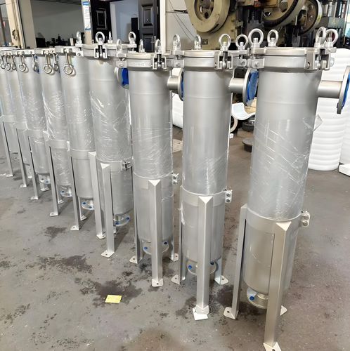 Carter per filtro monosacco - Xiangyang Jingtu Anti corrosion Materials Co., Ltd - per liquido / in acciaio inossidabile / per l'industria alimentare e delle bevande