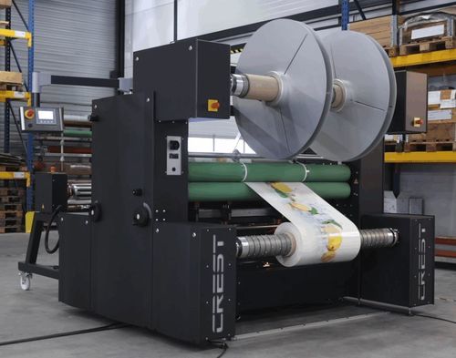 Laminatrice da rullo a rullo - R2R - Crest Dutch Machinery - automatizzata / con taglierina / industriale