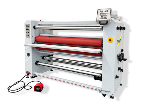 Laminatrice a caldo - MLC-1600 - Crest Dutch Machinery - large nip / con avvolgitore / per pannelli