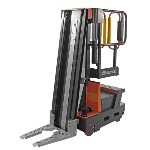 Carrello commissionatore elettrico - E6 Tires - Elevah - con forche di sollevamento / verticale / per magazzino
