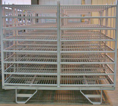 Scaffalatura per l'industria agroalimentare - Mepaco / Apache Stainless - con ripiani
