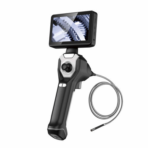 Video-endoscopio flessibile - NGC - Cobb Fibre Ottiche Srl - articolato / con joystick / portatile