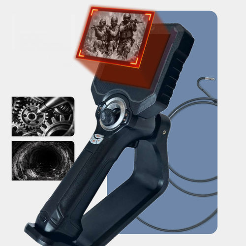 Video-endoscopio flessibile - GRZ-IR + W - Cobb Fibre Ottiche Srl - per ispezione visiva a distanza / a diametro ridotto / con joystick