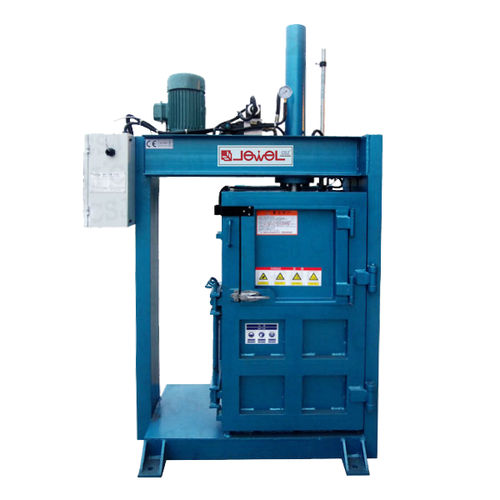 Pressa imballatrice per tessili - JP-10SN - SHANGHAI JEWEL TECH CO.,LTD - verticale / semiautomatica / idraulica