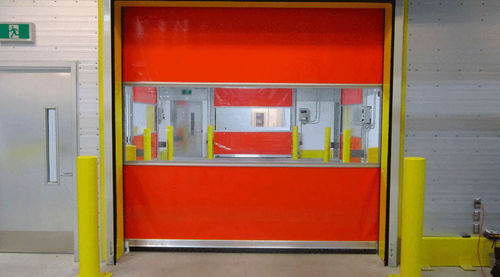 Porta ad avvolgimento - Mono Helical - KAPISAN ENDÜSTRİYEL KAPI SİSTEMLERİ - in acciaio inossidabile / in alluminio / in PVC
