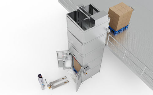 Montacarichi elettrico - CM Process Solutions LLC - per l'industria agroalimentare / per magazzino / a piattaforma