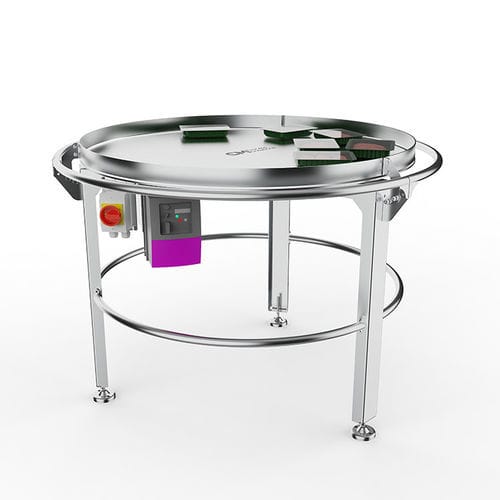 Tavola girevole azionata a motore - CM Process Solutions LLC - orizzontale / per l'industria alimentare / automatica