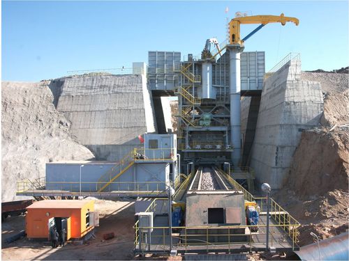 Impianto di frantumazione primario - TAIYUAN HEAVY INDUSTRY CO.,LTD - rotante / semimobile