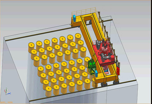 Gru a cavalletto per reattore - TAIYUAN HEAVY INDUSTRY CO.,LTD - su guida di scorrimento / per applicazioni nucleari / bitrave