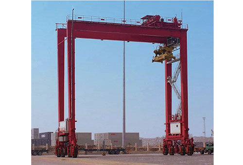 Gru a cavalletto gommata - TAIYUAN HEAVY INDUSTRY CO.,LTD - per container / bitrave / per carichi pesanti