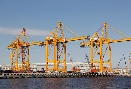 Gru a cavalletto per container - TAIYUAN HEAVY INDUSTRY CO.,LTD - gommata
