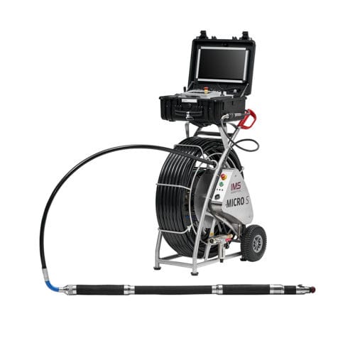 Telecamera a spinta - MICRO S - Groupe IMS Robotics - digitale / per fognature / per ispezione