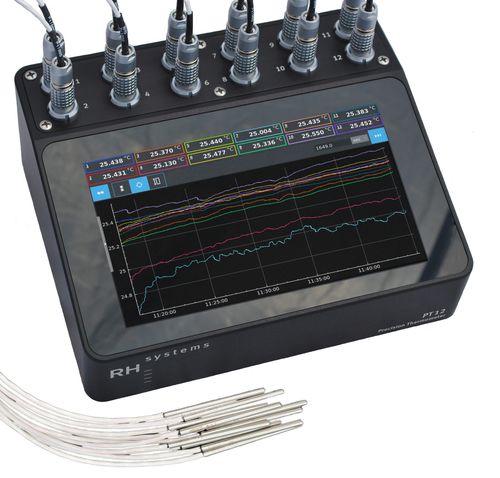 Sistema di misurazione di temperatura - PT12 - RH Systems - antifurto / multicanale / di alta precisione