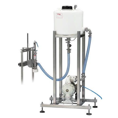 Macchina di riempimento a gravità - DT1000 - Control GMC - per secchi / per tubi / per liquidi
