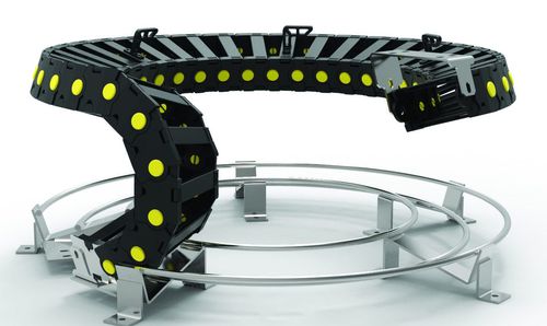 Catena portacavi aperta - BREVETTI FRANCE - in nylon / per il settore della robotica