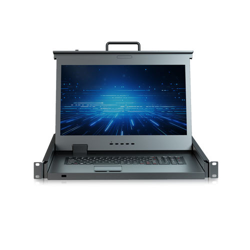 Switch KVM per rack - RGD-KVM-1708HD-VGA - Key Technology Rugged System Limited - con tastiera / digitale / con schermo LCD