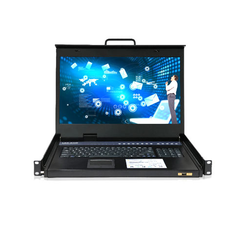 Switch KVM per rack - RGD-KVM-1908HCI-CAT5 - Key Technology Rugged System Limited - con tastiera / digitale / con schermo LCD