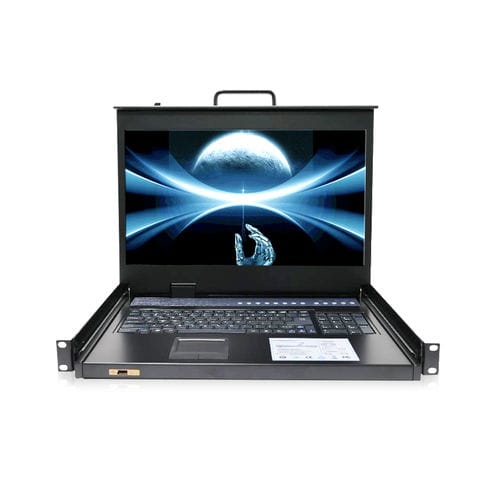 Switch KVM per rack - RGD-KVM-1908HD-VGA - Key Technology Rugged System Limited - con tastiera / digitale / con schermo LCD