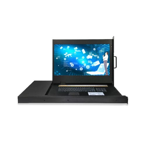 Switch KVM per rack - RGD-KVM-21508HD-VGA - Key Technology Rugged System Limited - con tastiera / digitale / con schermo LCD