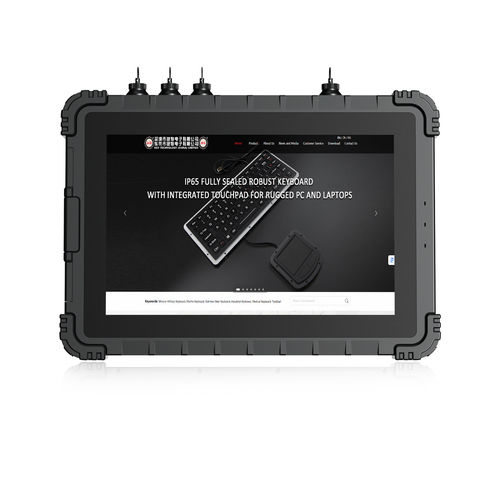 Tablet Windows 10 - RGD-TPC-AX1001T-0005 - Key Technology Rugged System Limited - Windows 7 / Linux / 10.1"