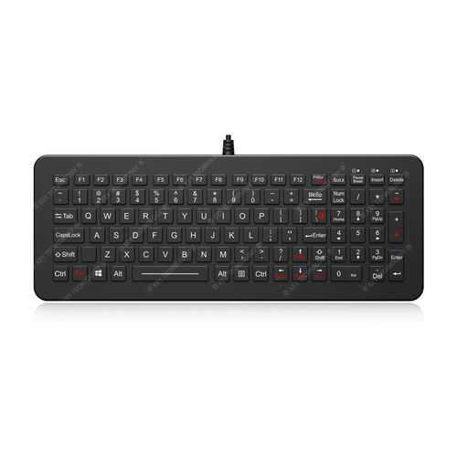 Tastiera ad incastro - K-TEK-M334KP-FN-BL-NV-151B-DT-DWP - Key Technology Rugged System Limited - a tasti meccanici / 101 tasti / per l’industria dei trasporti