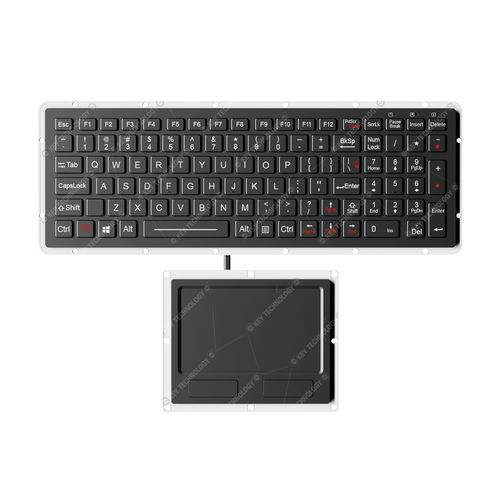 Tastiera da ufficio - K-TEK-M327KP-FN-BL-NV-151B-DWP+M127TP - Key Technology Rugged System Limited - a tasti meccanici / 101 tasti / con mouse integrato a due tasti