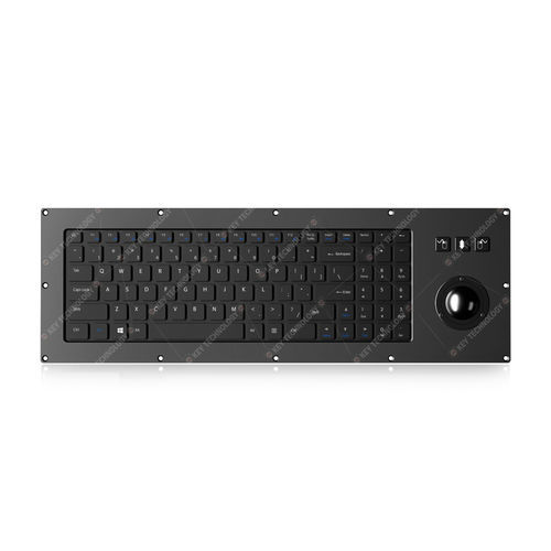 Tastiera ad incastro - K-TEK-V455-38-MTB-AVR-KP-FN-SC-BT - Key Technology Rugged System Limited - con interruttori a forbice / 98 tasti / con mouse integrato a tre tasti