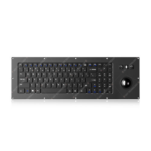 Tastiera ad incastro - K-TEK-V455-38-MTB-KP-FN-SC-BT - Key Technology Rugged System Limited - con interruttori a forbice / 98 tasti / con mouse integrato a tre tasti