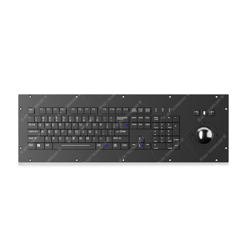 Tastiera ad incastro - K-TEK-V530-50-MTB-AVR-KP-FN-SC-BL-BT - Key Technology Rugged System Limited - con interruttori a forbice / con mouse integrato a tre tasti / 104 tasti