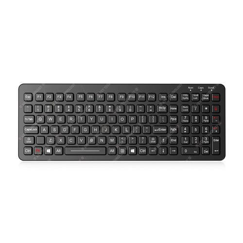 Tastiera ad incastro - K-TEK-M366KP-FN-BL-ML-OEM - Key Technology Rugged System Limited - contatto carbonio / 108 tasti / per l'aeronautica