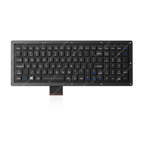 Tastiera ad incastro - K-TEK-M315KP-FN-BL-FC-KC-DM-EP - Key Technology Rugged System Limited - contatto carbonio / 102 tasti / per l’industria dei trasporti