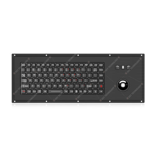 Tastiera da ufficio - K-TEK-M425-172-38-MTB-FN-BL-BT - Key Technology Rugged System Limited - contatto carbonio / con mouse integrato a tre tasti / 89 tasti