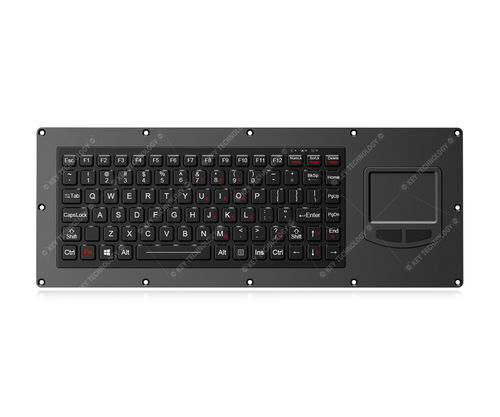 Tastiera ad incastro - K-TEK-M400-150TP-FN-BL-ML-BT - Key Technology Rugged System Limited - contatto carbonio / con mouse integrato a due tasti / 87 tasti
