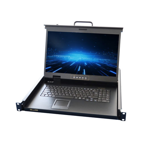 Switch KVM montato su rack-cassetto - RGD-KVM-1701HD-450 - Key Technology Rugged System Limited - 1U / con tastiera / per rack