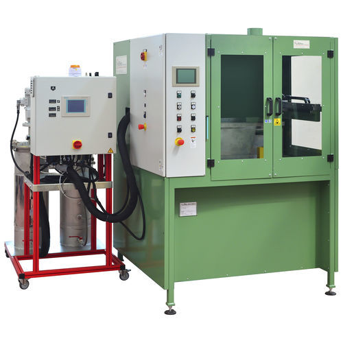 Macchina di applicazione di colla a 3 assi - MFW-INJ - Biko Meccanica Srl - in resina / per ruota a lamelle su asta