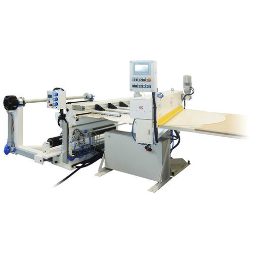 Macchina da taglio di taglio trasversale - BTFW-AUS - Biko Meccanica Srl - a lama rotativa / per tela abrasiva / rivestita di abrasivo
