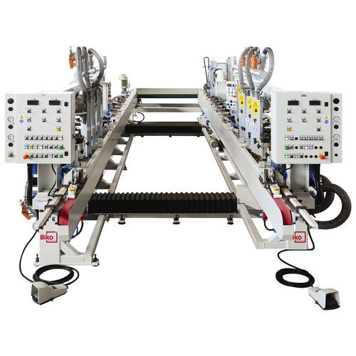 Skiver a due stazioni - TWIN - Biko Meccanica Srl - continuo / per tela abrasiva / per carta abrasiva
