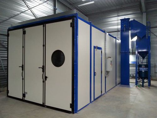 Granigliatrice per carico sospeso - INDUSTRIE SYSTEMES - per metallo