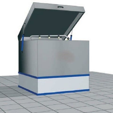 Macchina di lavaggio ad acqua - INDUSTRIE SYSTEMES - in acciaio inossidabile / con cestello rotante
