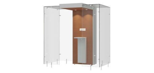 Cabina per fumatori con filtri HEPA - SP160 - Longhi Air - in vetro temprato / in MDF / in acciaio