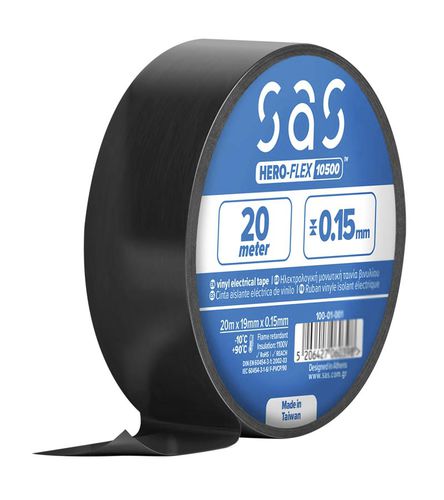 Nastro di tenuta - 100-01 series - SAS - di isolamento elettrico / di marcatura / in vinile
