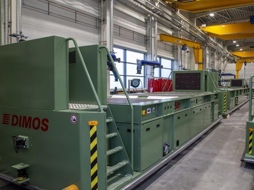 Navetta di transferimento elettrica - DIMOS Maschinenbau GmbH - per carichi pesanti