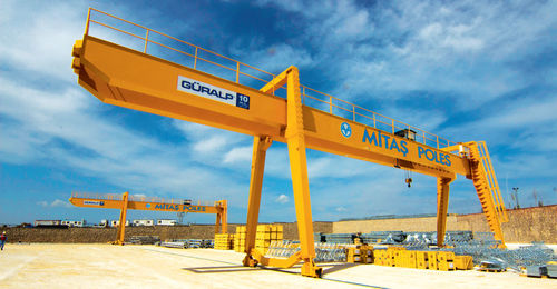 Gru a ponte - Güralp Vinc ve Makina Konstrüksiyon San. ve Tic. A.S. - su guida di scorrimento / per carroponte / per applicazioni pesanti