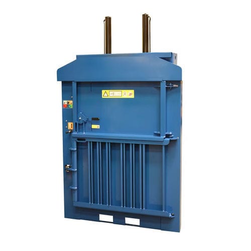 Pressa imballatrice per plastica - MHM 200 - MHM UK LTD - per rifiuti / verticale / a carico frontale