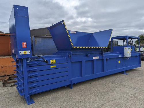 Pressa imballatrice per rifiuti - MHM XL60 - MHM UK LTD - orizzontale / a canale / idraulica