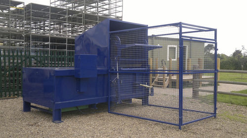 Compattatore per rifiuti cartone - MHM 2200 - MHM UK LTD - per raccolta differenziata / fisso / idraulico