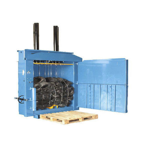 Pressa imballatrice per prodotti sfusi - MHM 500HD - MHM UK LTD - verticale / a carico frontale / idraulica